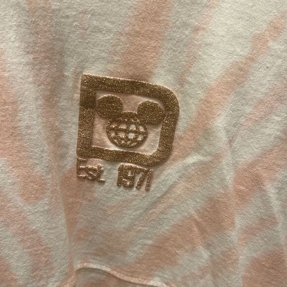 NWOT 💥 Walt Disney World Pink Briar Rose Gold Tie Dye Spirit Jersey SZ XL - Picture 5 of 7